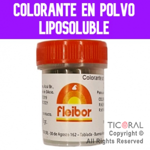 F.COLORANTE POLVO LIPOSOLUBLE VIOLETA 5GR x 4